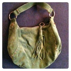 Lucky Brand suede boho purse